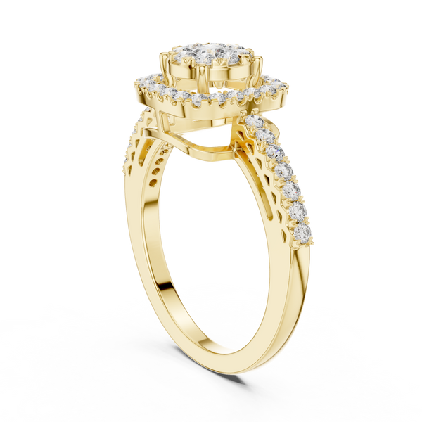 Majestic View lab grown diamond ring