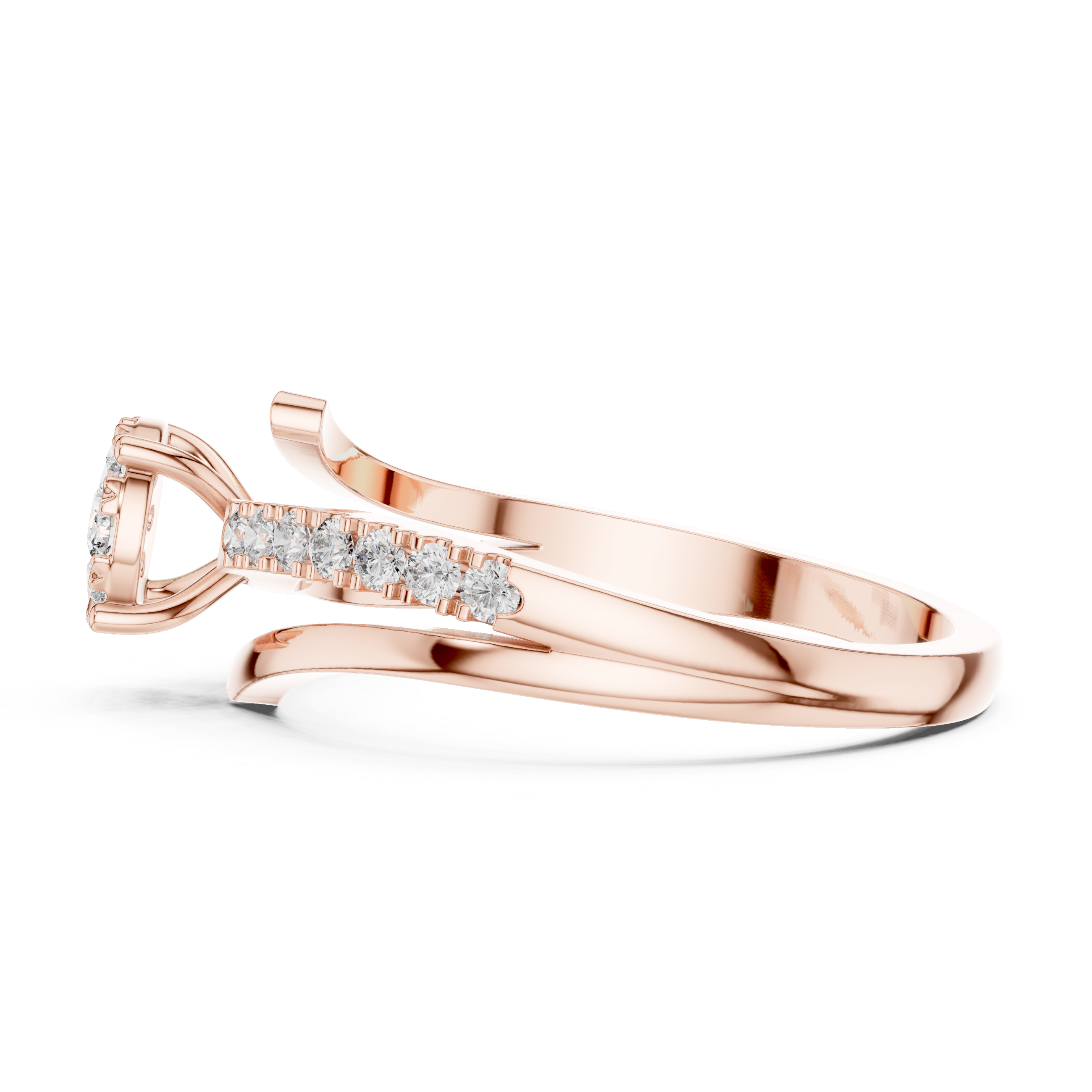 Calm Breeze lab grown diamond ring
