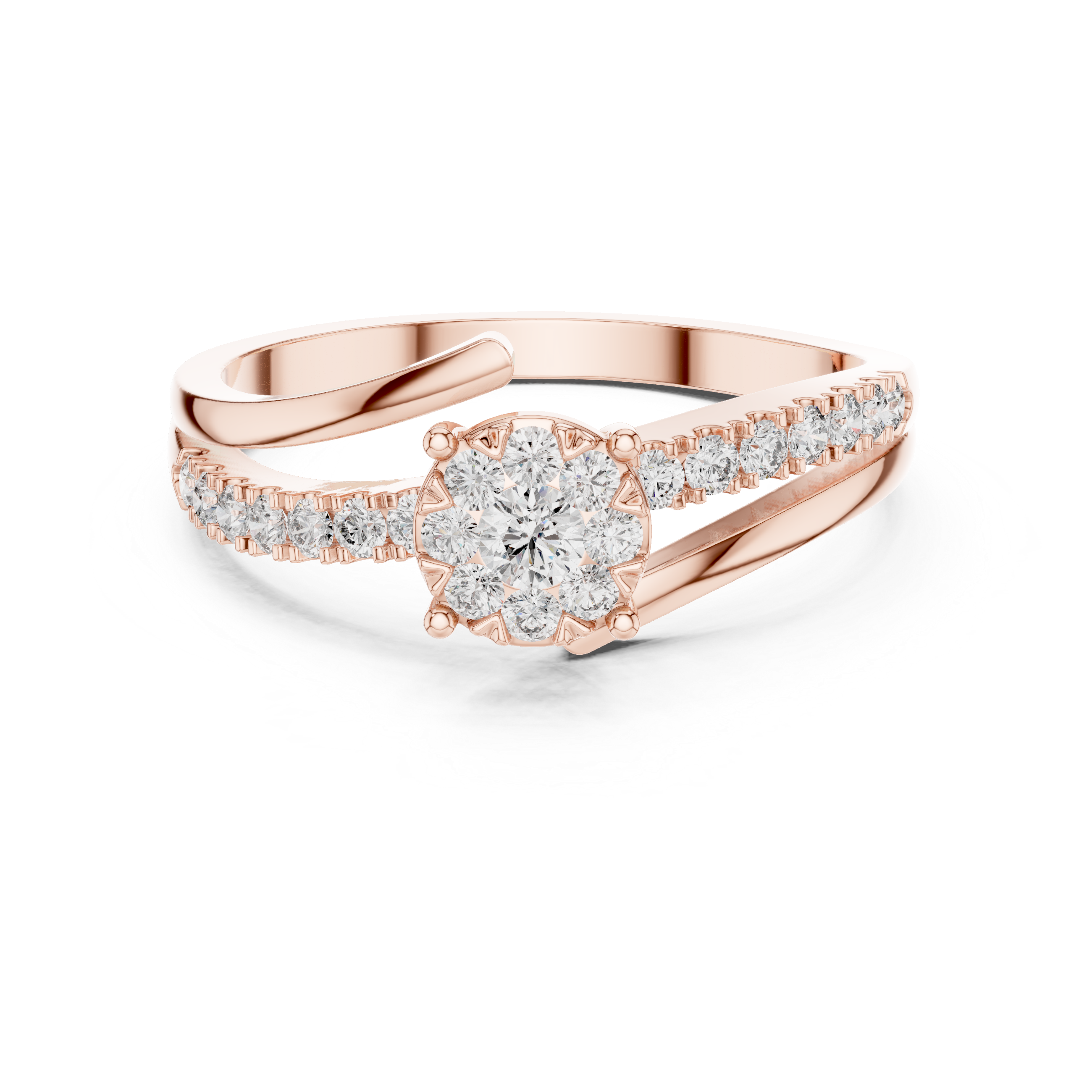 Calm Breeze lab grown diamond ring