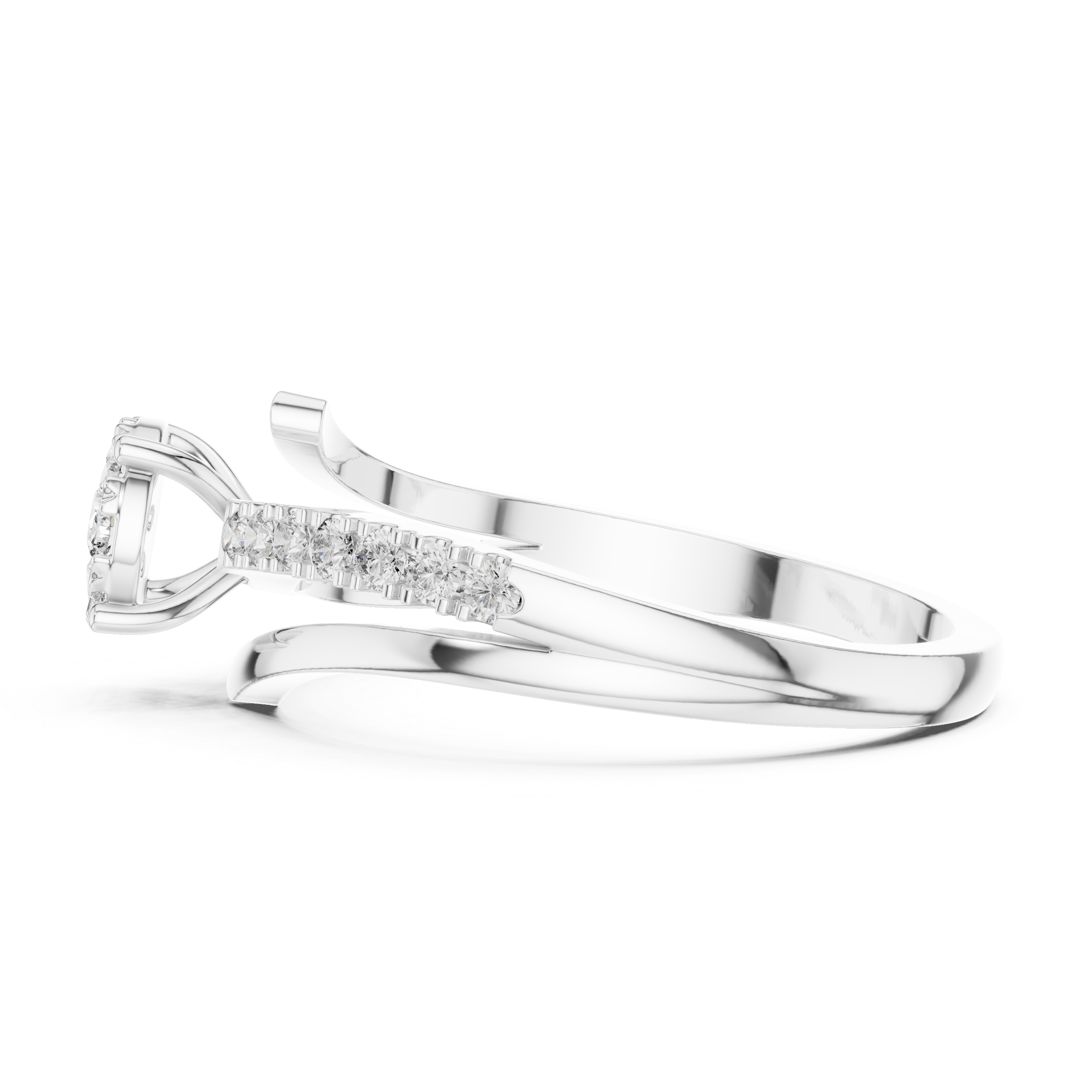 Calm Breeze lab grown diamond ring