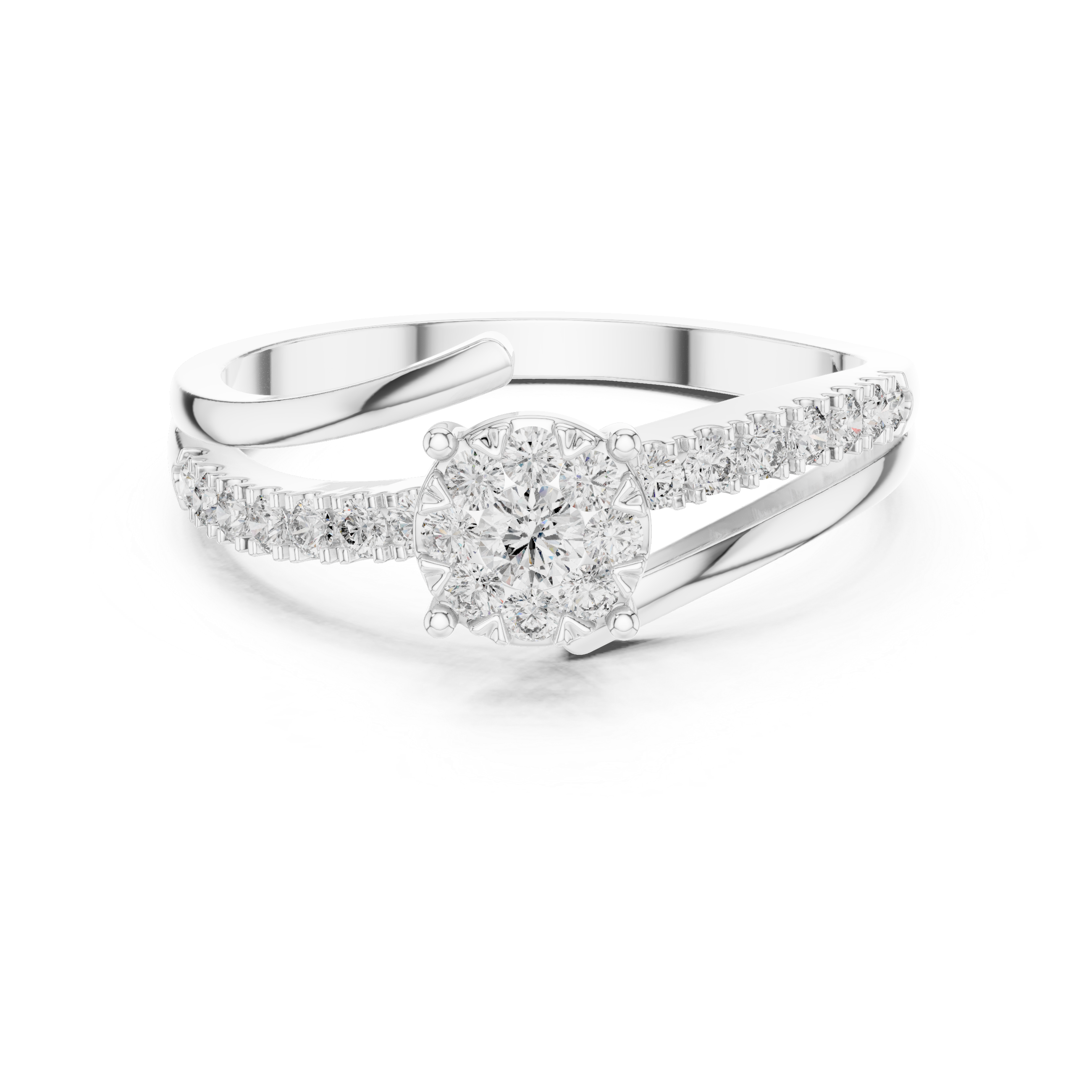 Calm Breeze lab grown diamond ring
