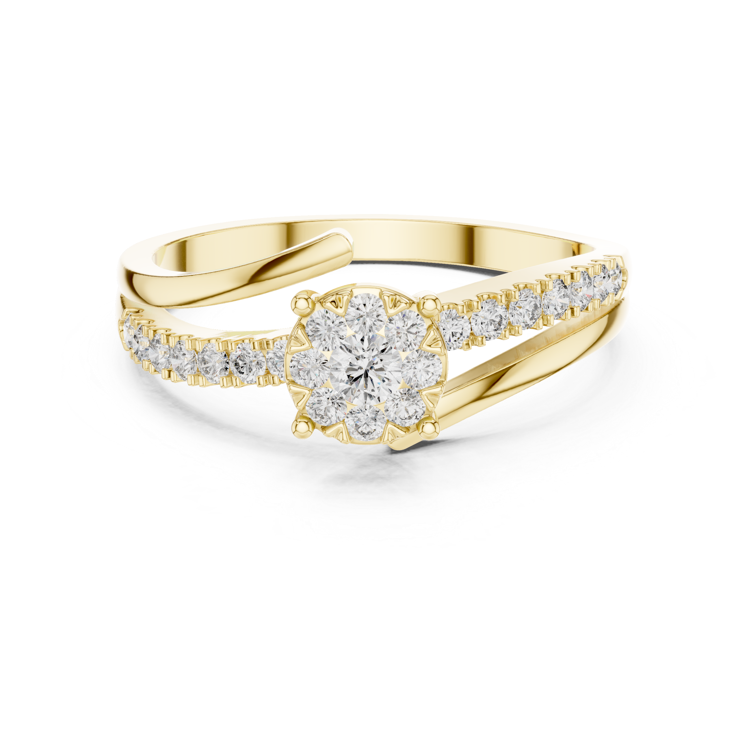 Calm Breeze lab grown diamond ring