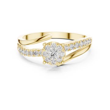 Calm Breeze lab grown diamond ring