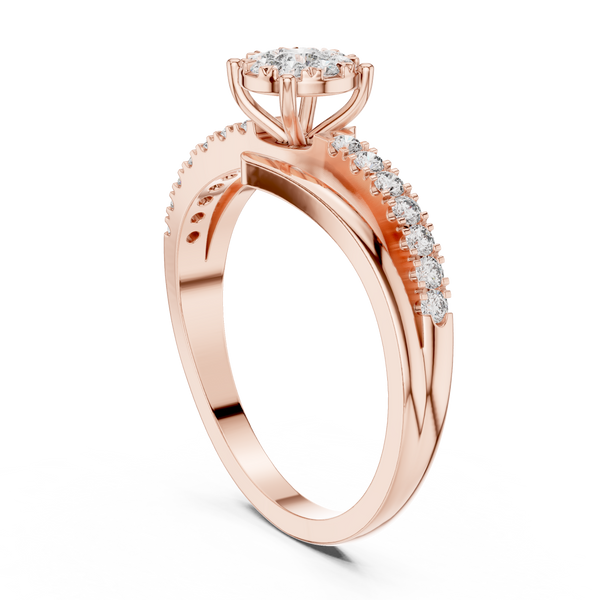 Calm Breeze lab grown diamond ring