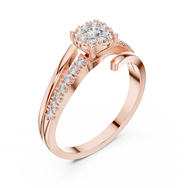Calm Breeze lab grown diamond ring