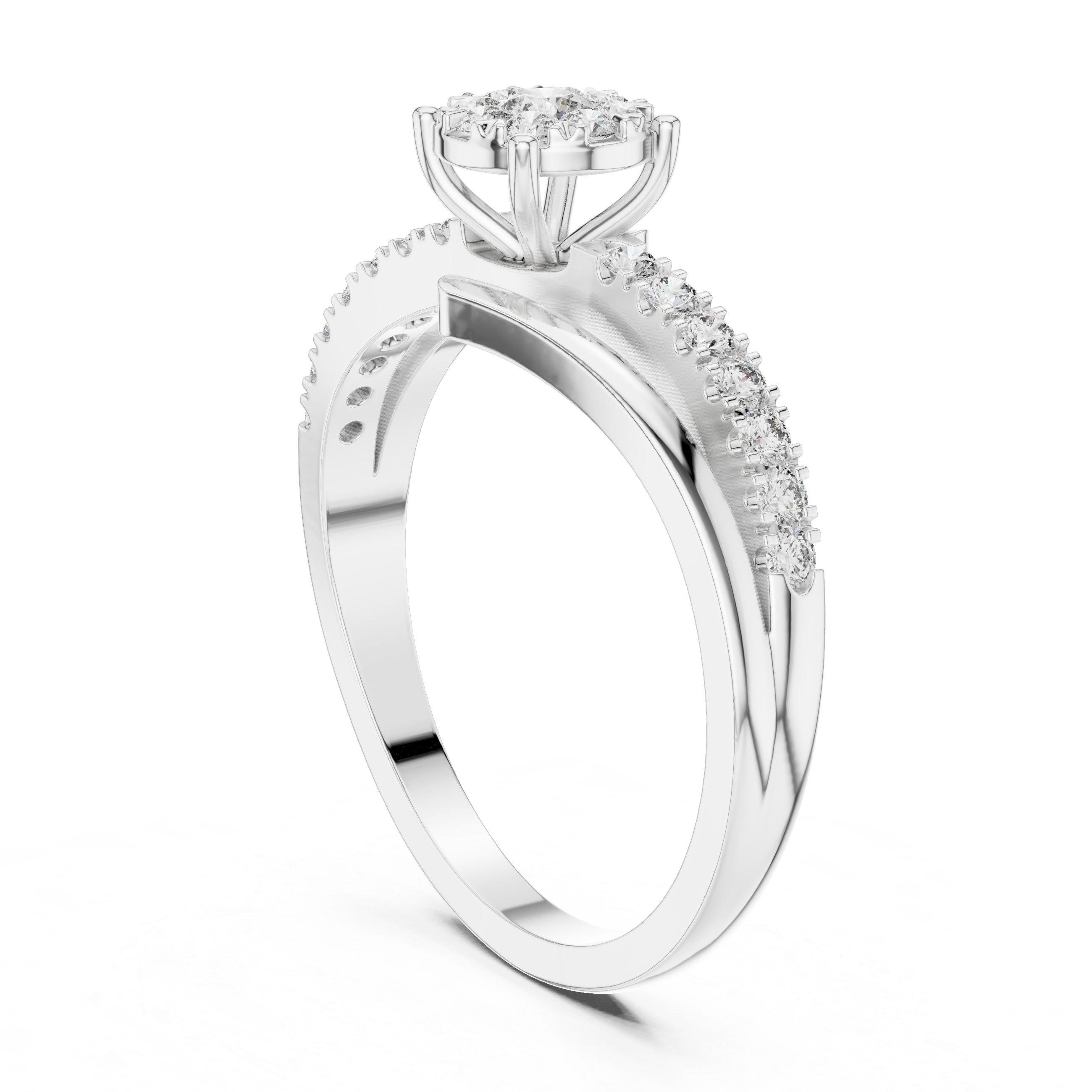 Calm Breeze lab grown diamond ring