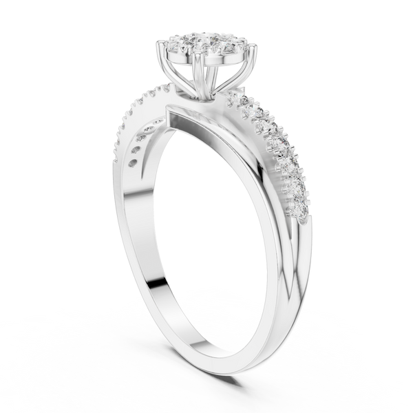 Calm Breeze lab grown diamond ring