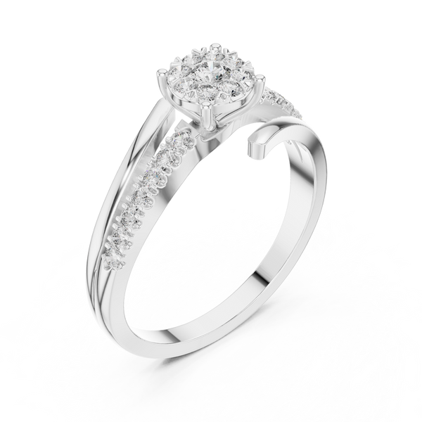 Calm Breeze lab grown diamond ring