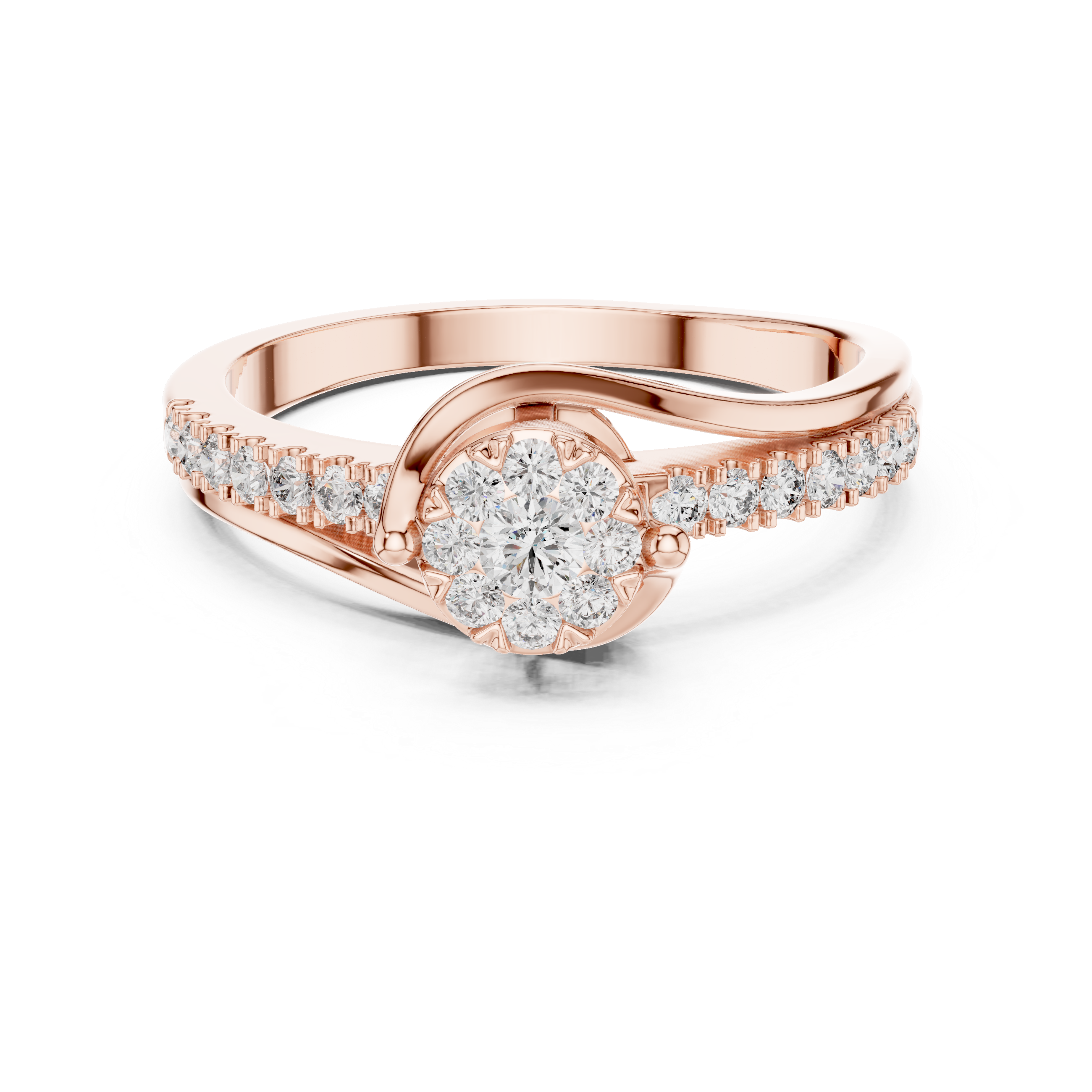 Cashmere Warmth lab grown diamond ring
