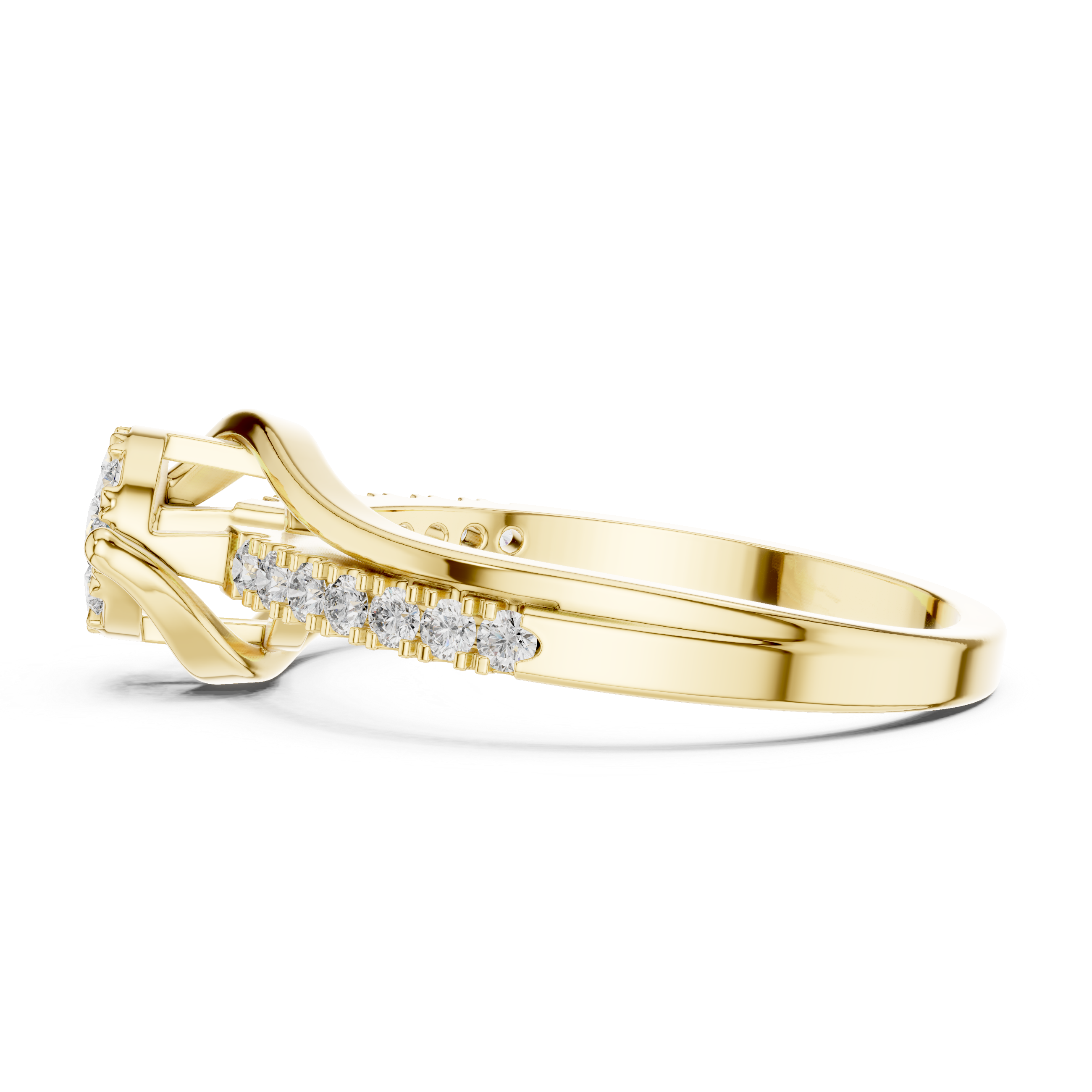 Cashmere Warmth lab grown diamond ring
