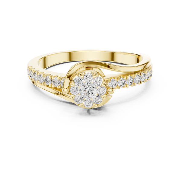 Cashmere Warmth lab grown diamond ring