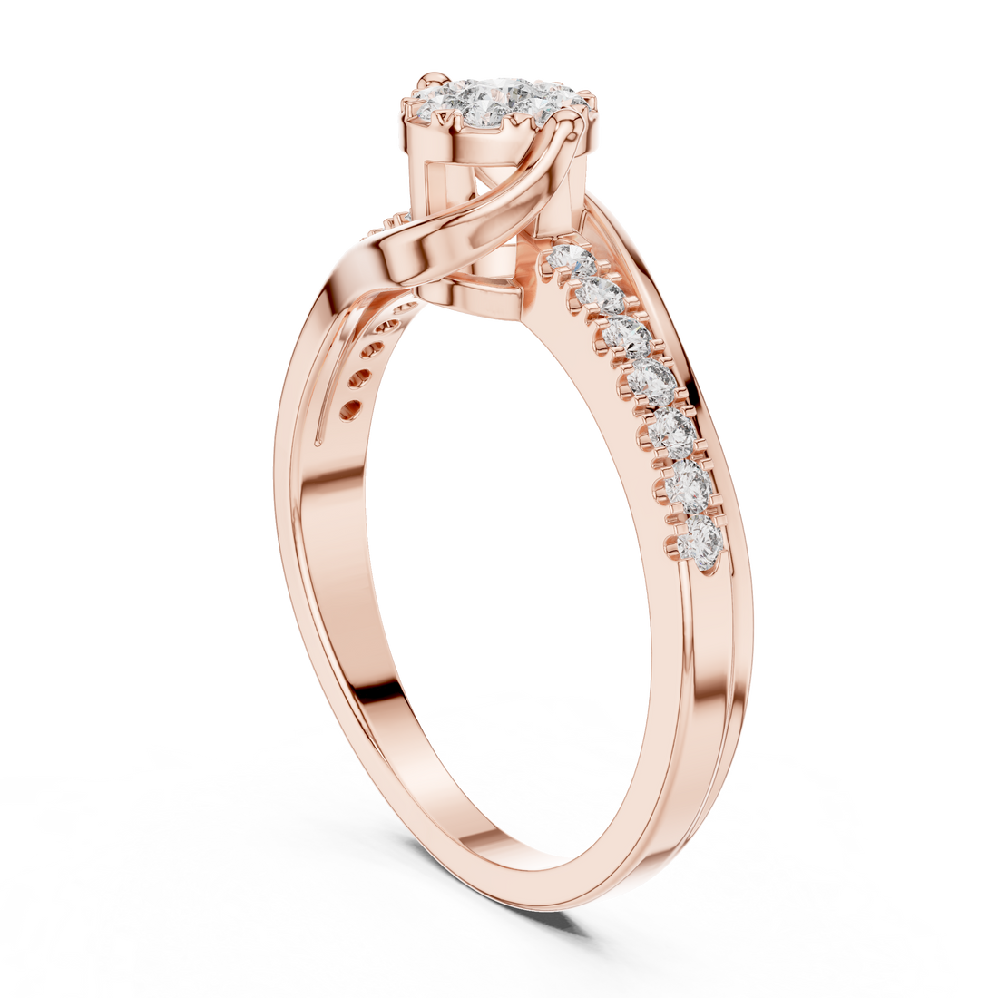 Cashmere Warmth lab grown diamond ring