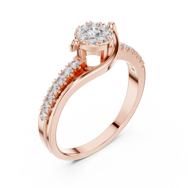 Cashmere Warmth lab grown diamond ring
