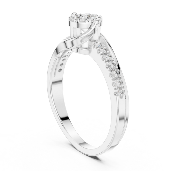 Cashmere Warmth lab grown diamond ring