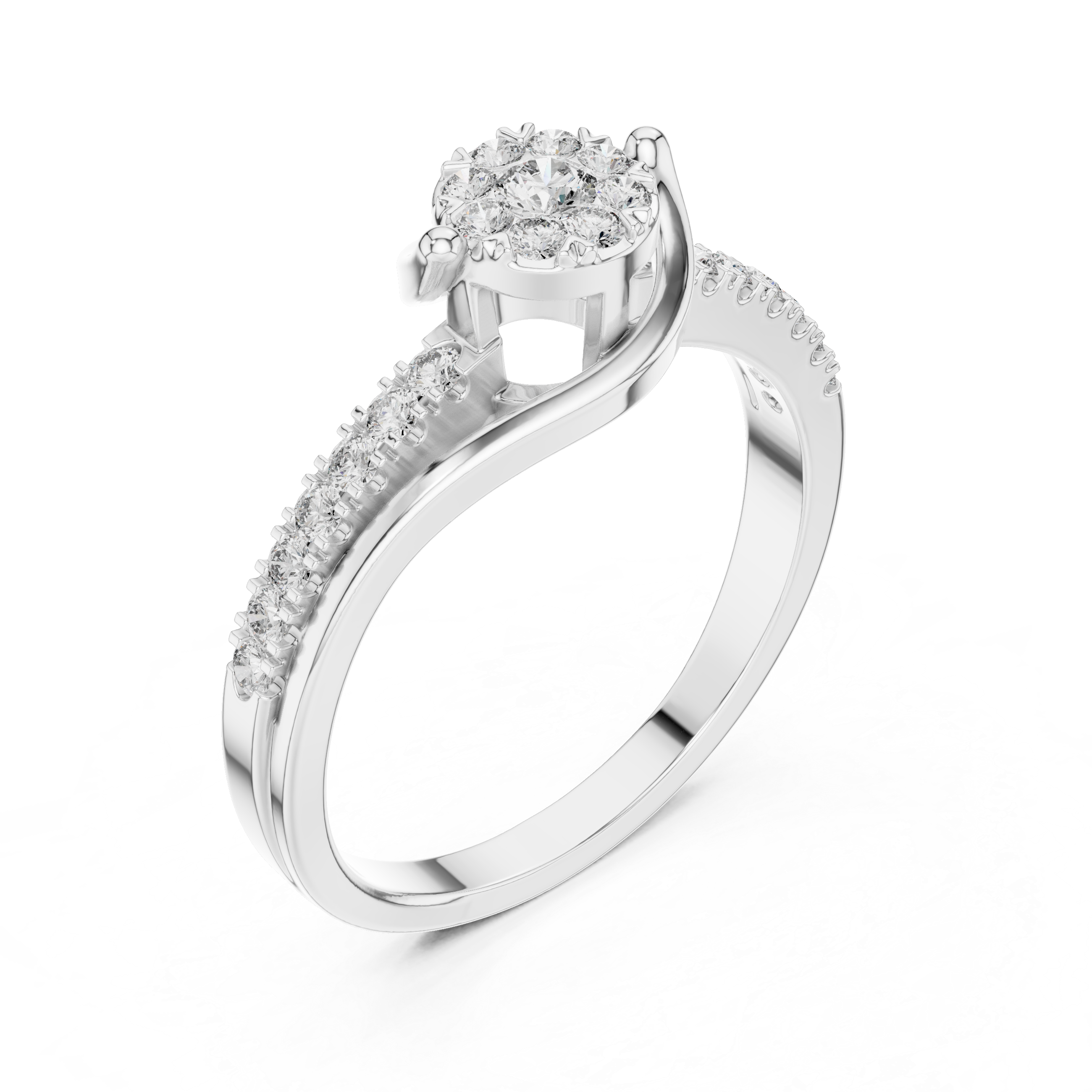 Cashmere Warmth lab grown diamond ring