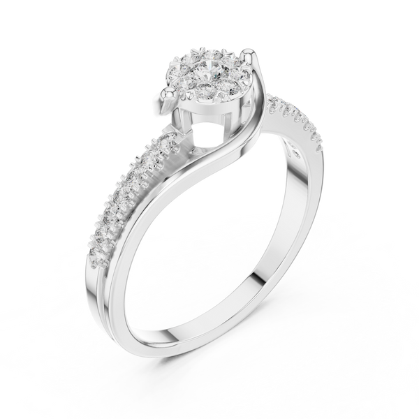 Cashmere Warmth lab grown diamond ring