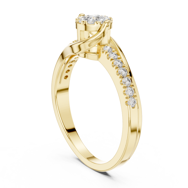 Cashmere Warmth lab grown diamond ring