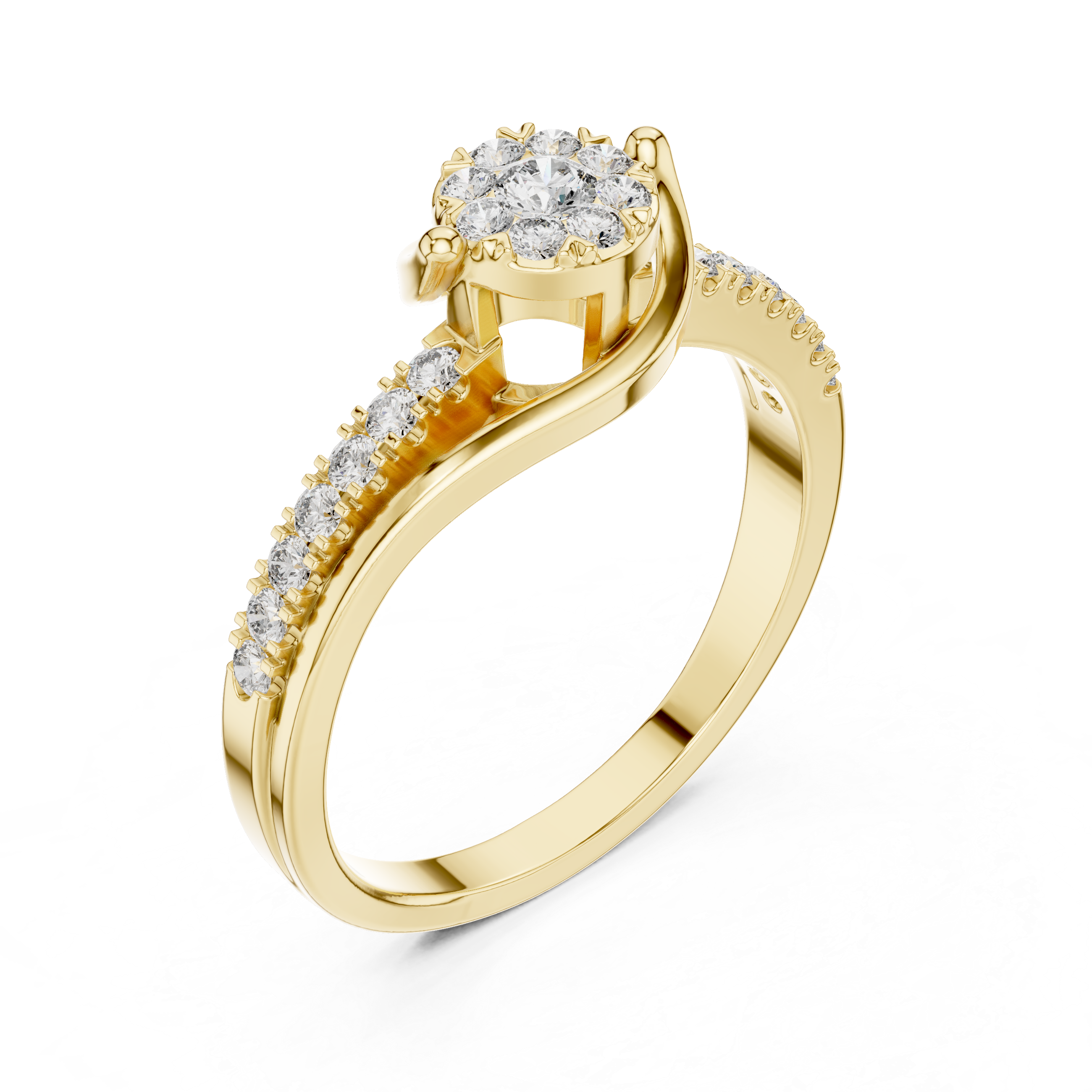 Cashmere Warmth lab grown diamond ring