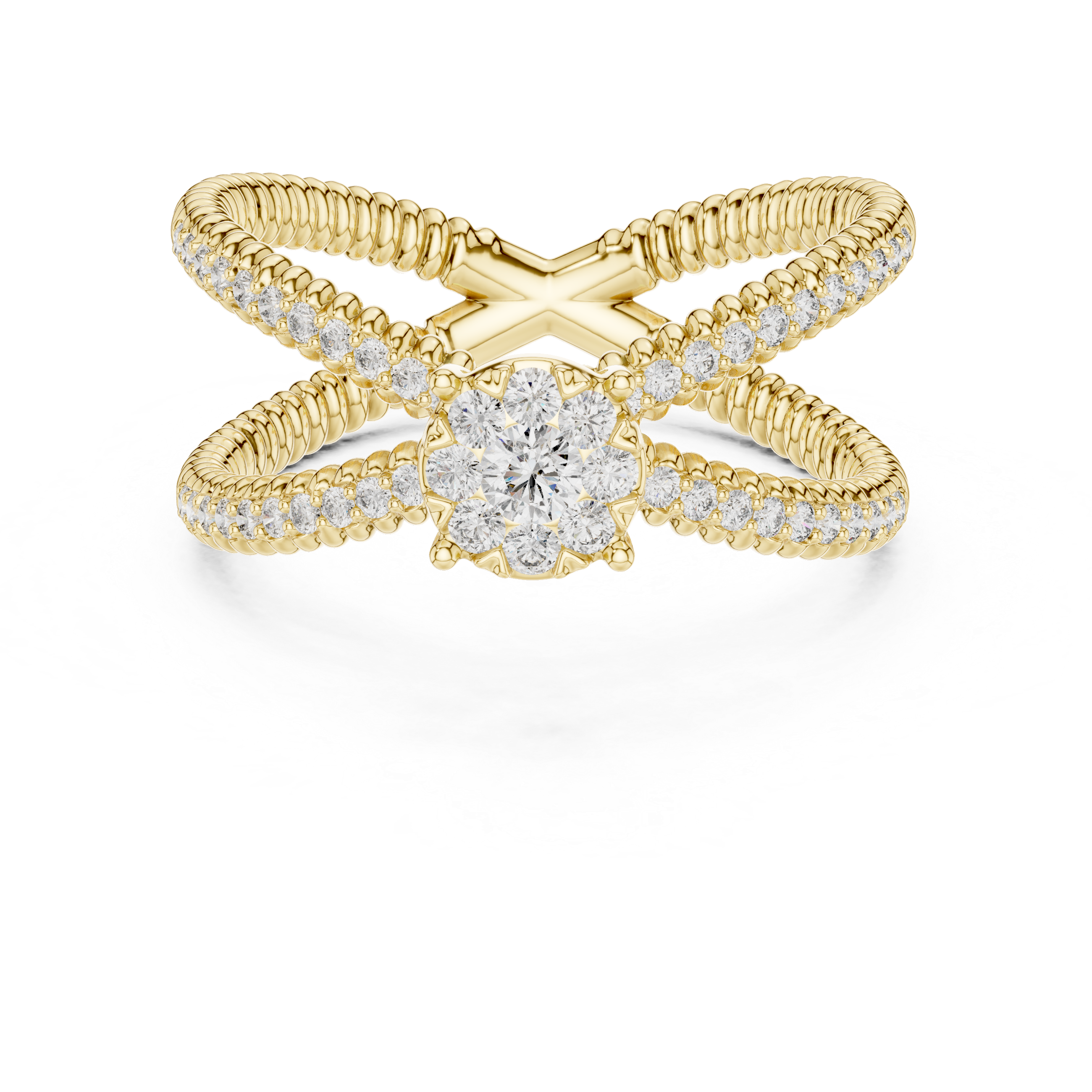 Gentle Stream lab grown diamond ring