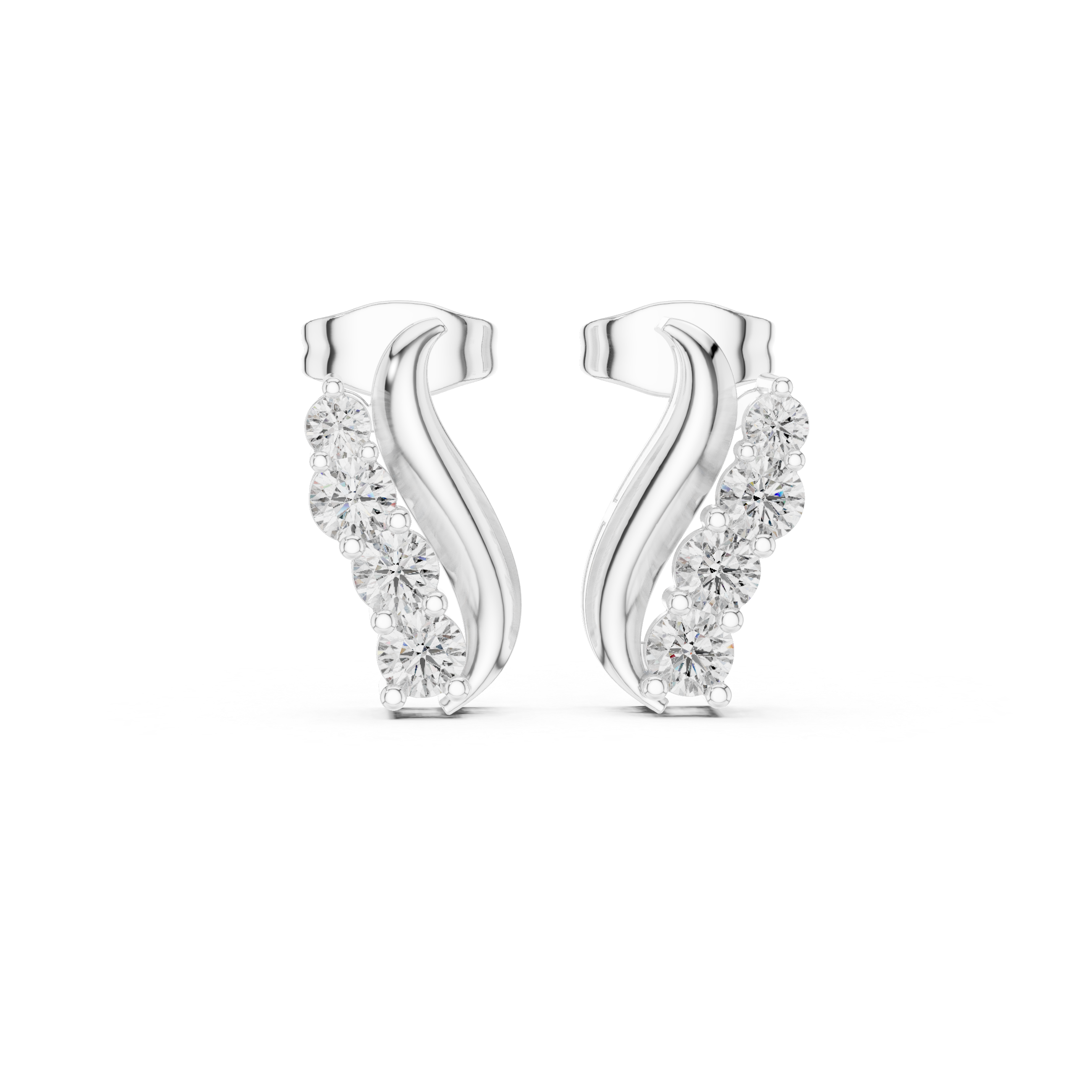 Brilliant Round Diamond Cluster Grown Diamond Rings