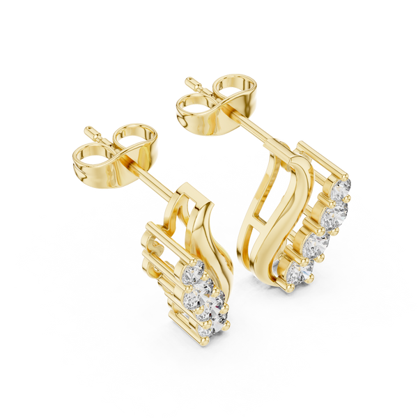 Brilliant Round Diamond Cluster Grown Diamond Rings