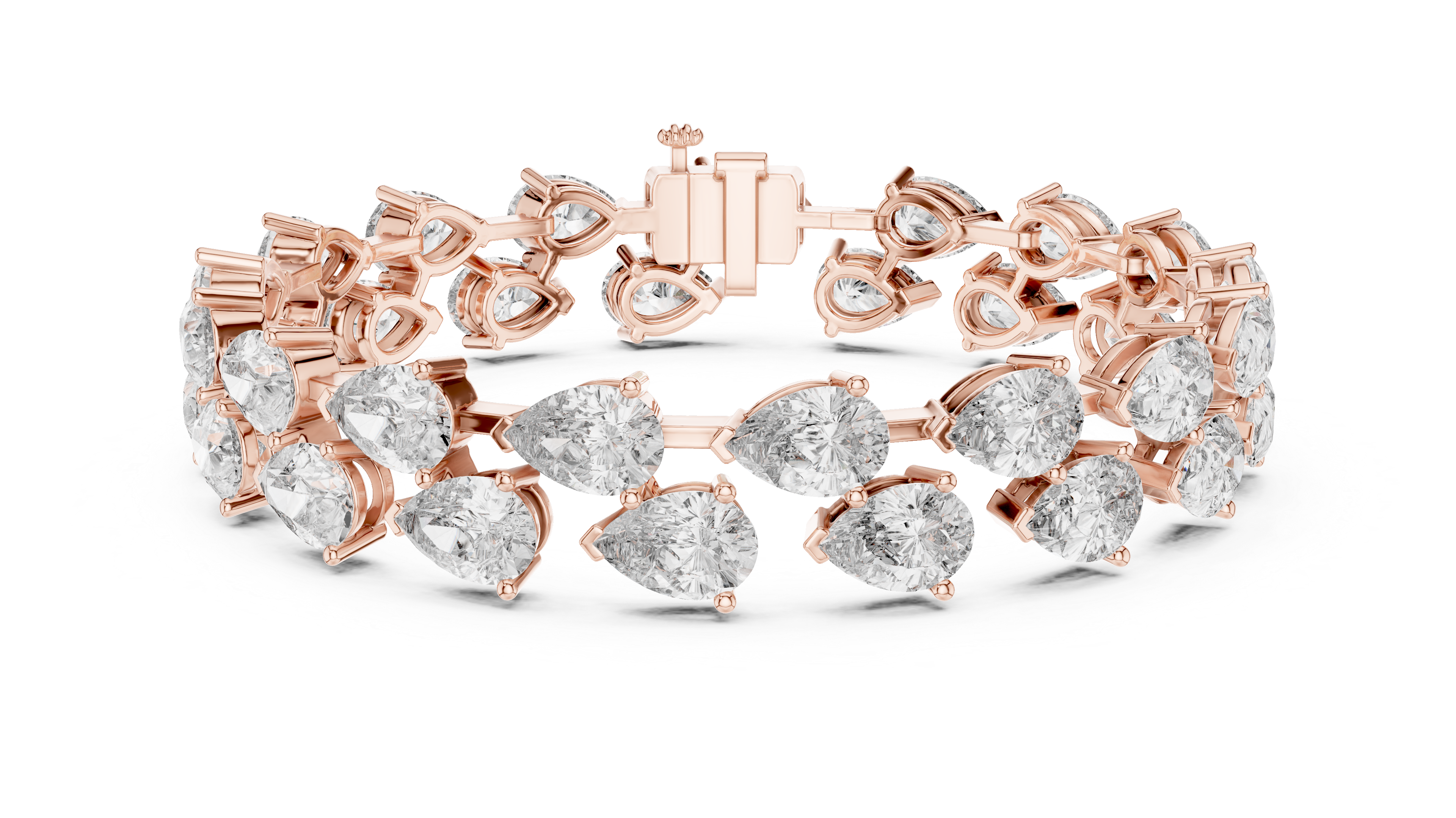 Glistening Micro Pave Lab grown diamond Bracelet