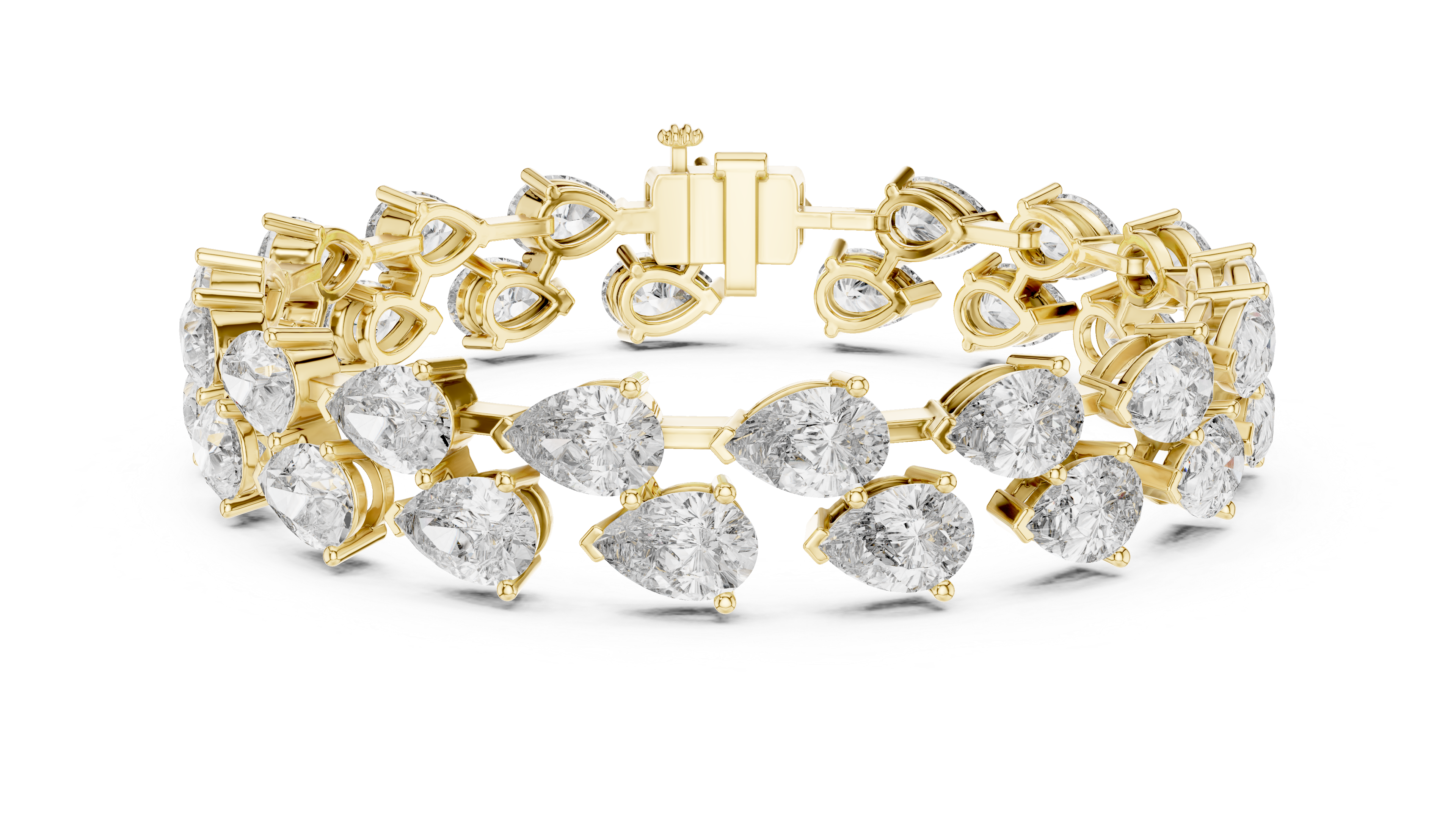 Glistening Micro Pave Lab grown diamond Bracelet