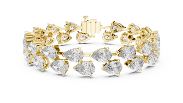 Glistening Micro Pave Lab grown diamond Bracelet