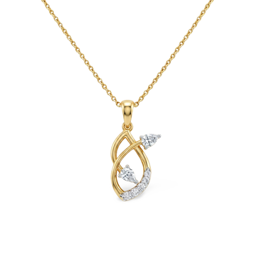 Timeless Infinity Loop Lab Grown Diamond Pendant