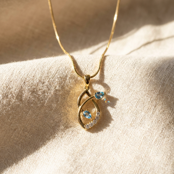 Timeless Infinity Loop Lab Grown Diamond Pendant
