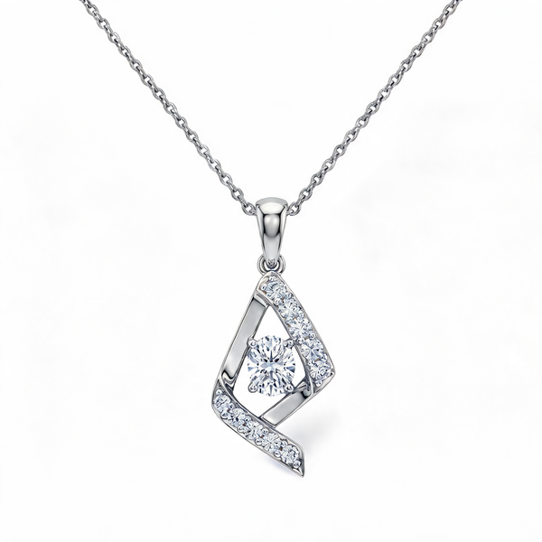 Graceful Marquise Style Lab Grown Diamond Pendant
