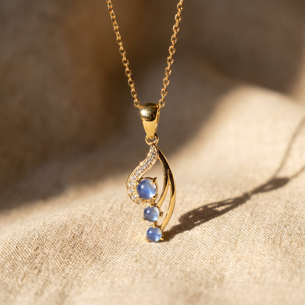 Glittering Leaf Branch Lab Grown Diamond Pendant