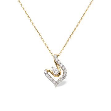 Vintage Filigree Artwork Lab Grown Diamond Pendant