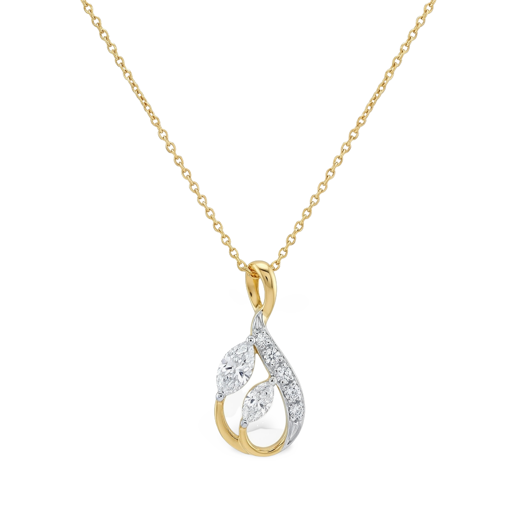 Fine Four Prong Lab Grown Diamond Pendant