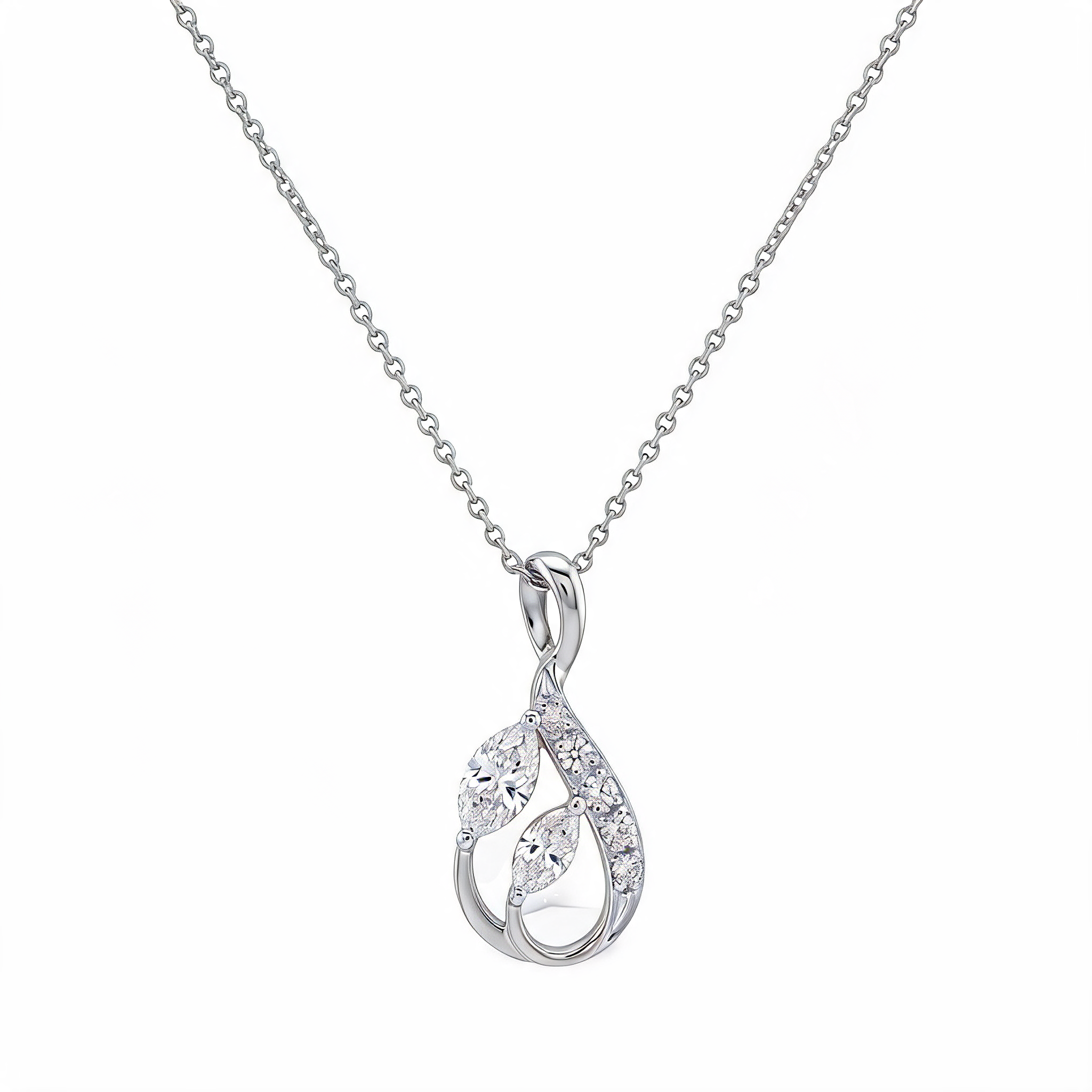 Fine Four Prong Lab Grown Diamond Pendant