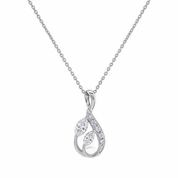 Fine Four Prong Lab Grown Diamond Pendant