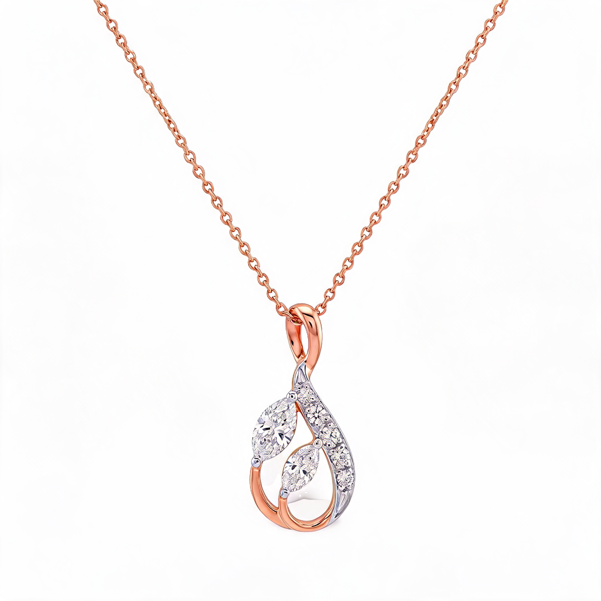 Fine Four Prong Lab Grown Diamond Pendant