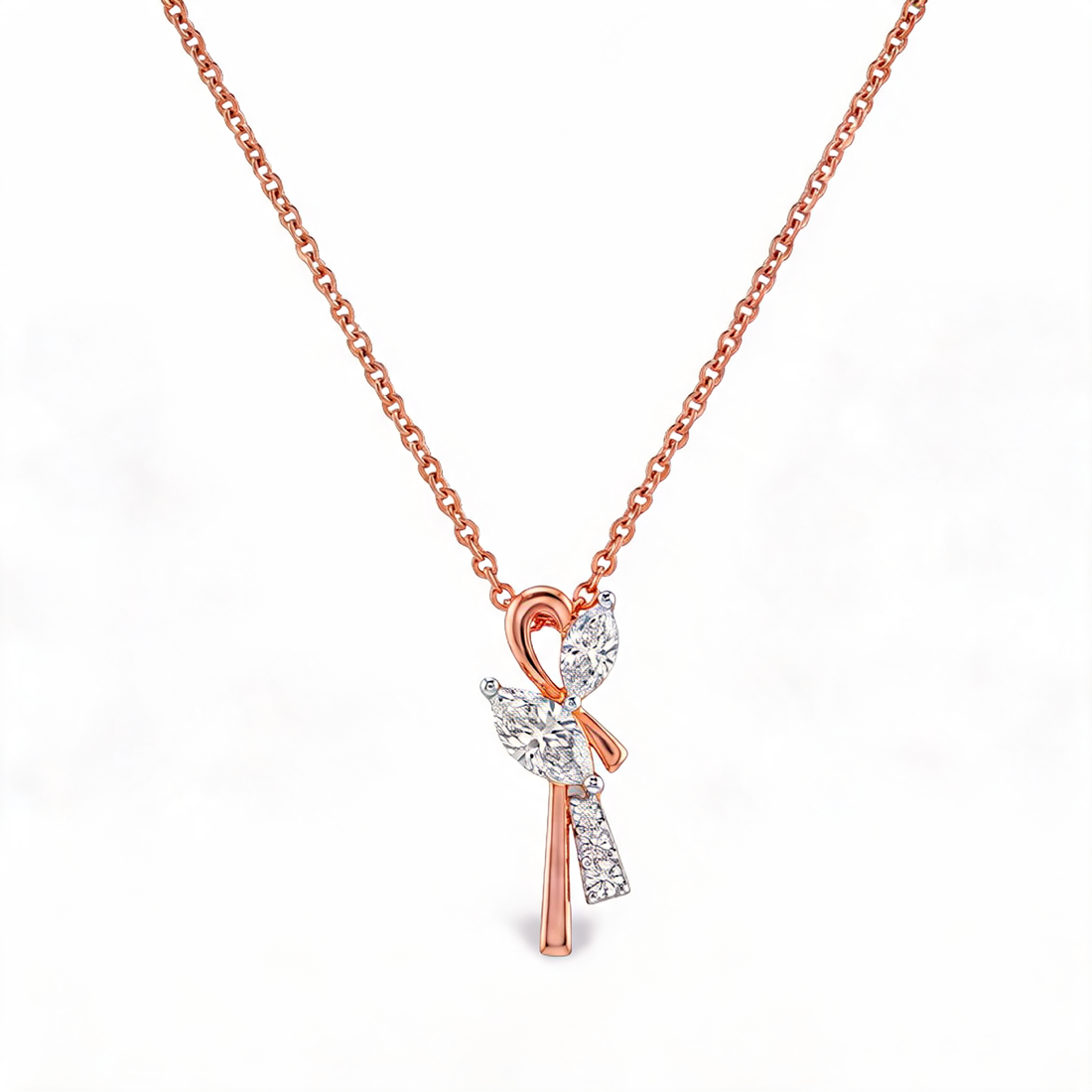 Eternal Love Knot Lab Grown Diamond Pendant