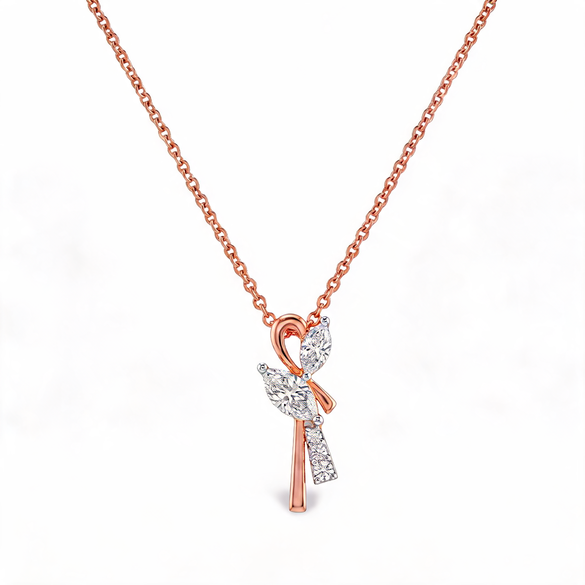 Eternal Love Knot Lab Grown Diamond Pendant