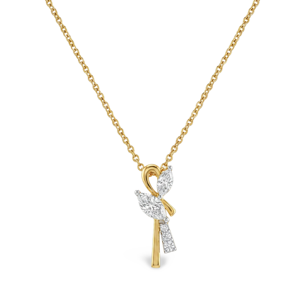 Eternal Love Knot Lab Grown Diamond Pendant
