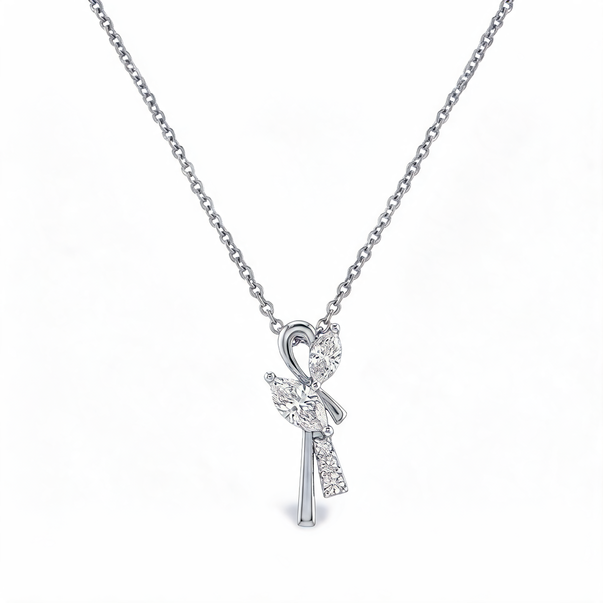 Eternal Love Knot Lab Grown Diamond Pendant