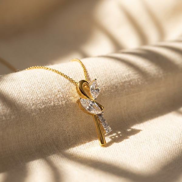 Eternal Love Knot Lab Grown Diamond Pendant