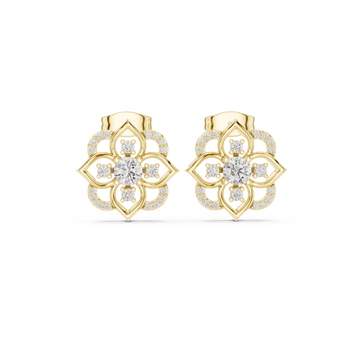 Sculpted Brilliance Diamond Lab Grown Diamond Earrings