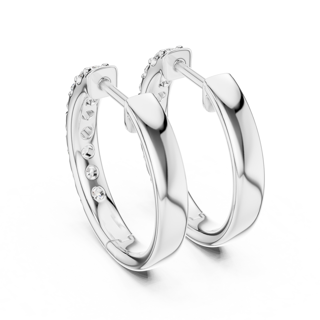 Affectionate Heart Lab Grown Diamond Earrings