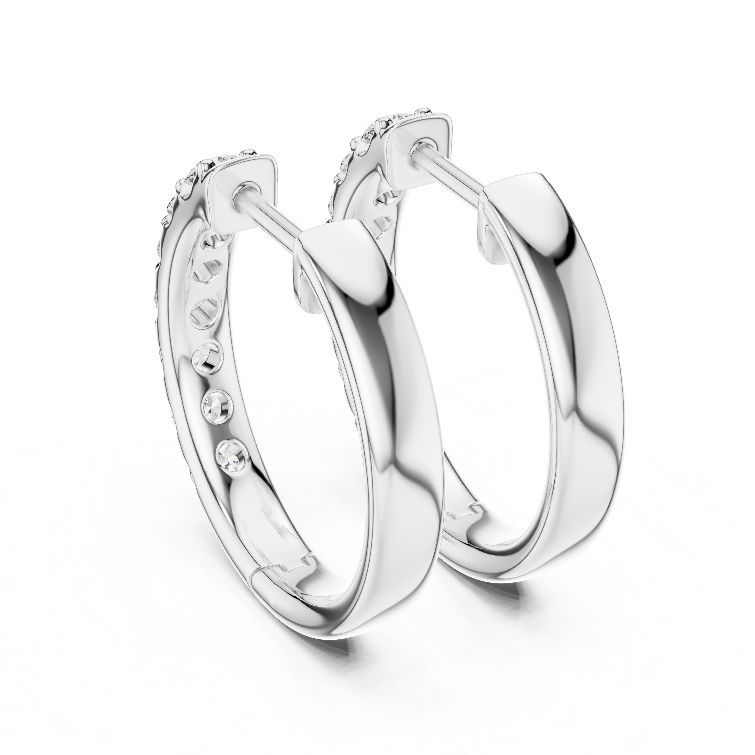 Affectionate Heart Lab Grown Diamond Earrings