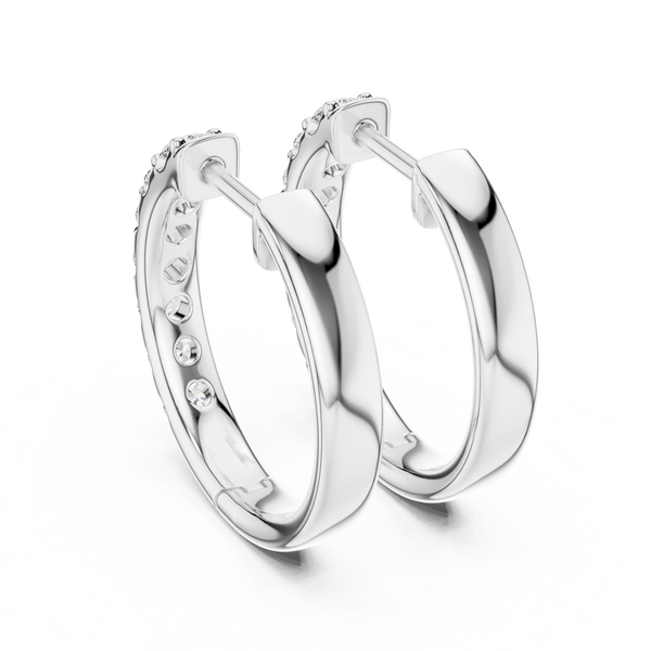 Affectionate Heart Lab Grown Diamond Earrings