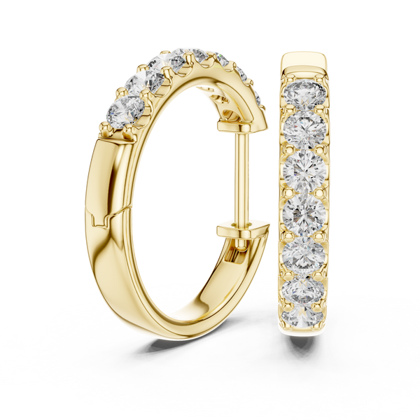 Affectionate Heart Lab Grown Diamond Earrings