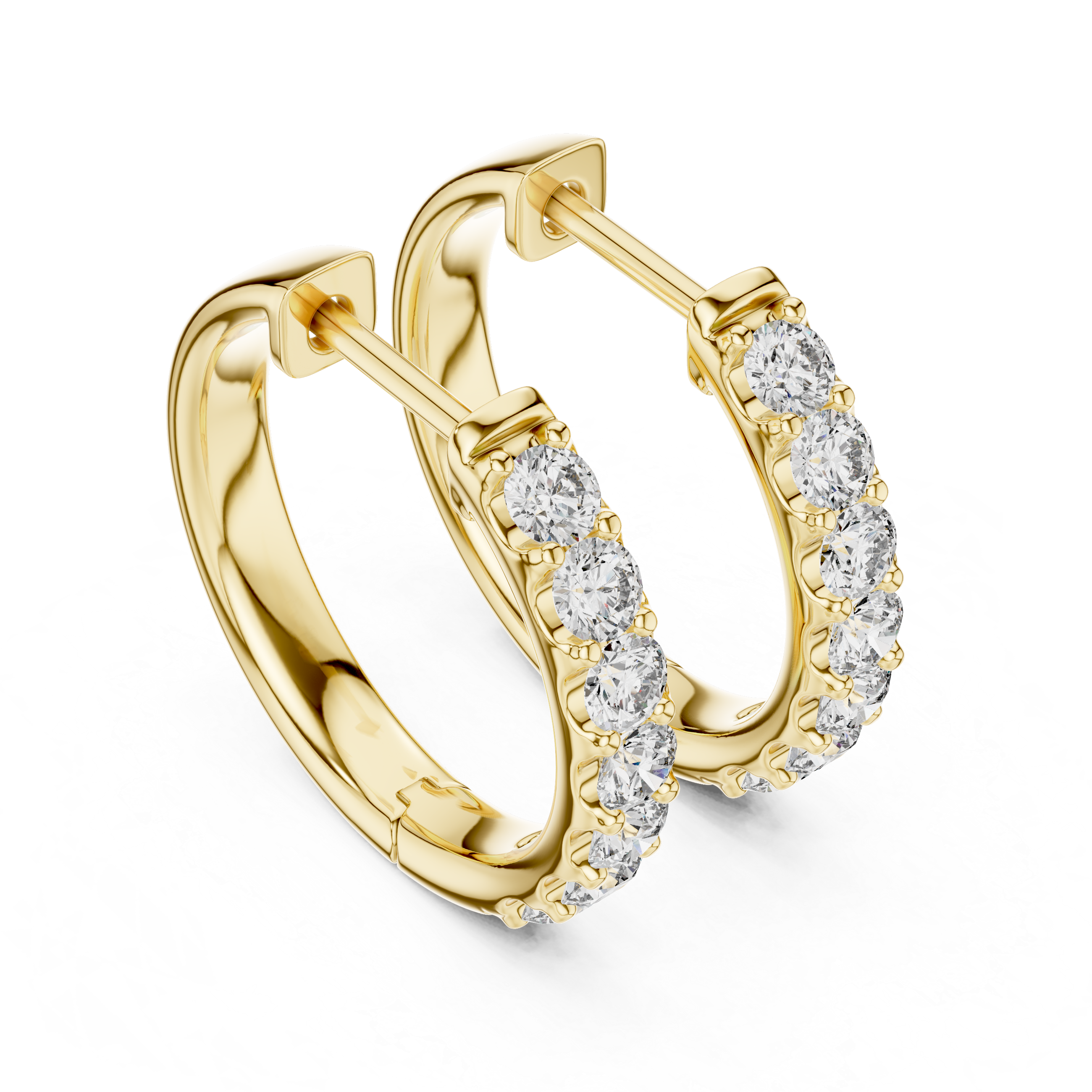 Affectionate Heart Lab Grown Diamond Earrings
