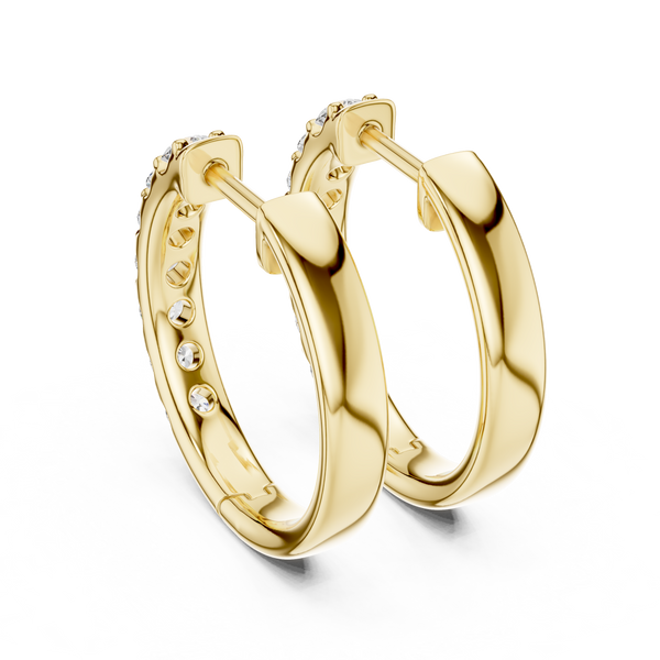 Affectionate Heart Lab Grown Diamond Earrings