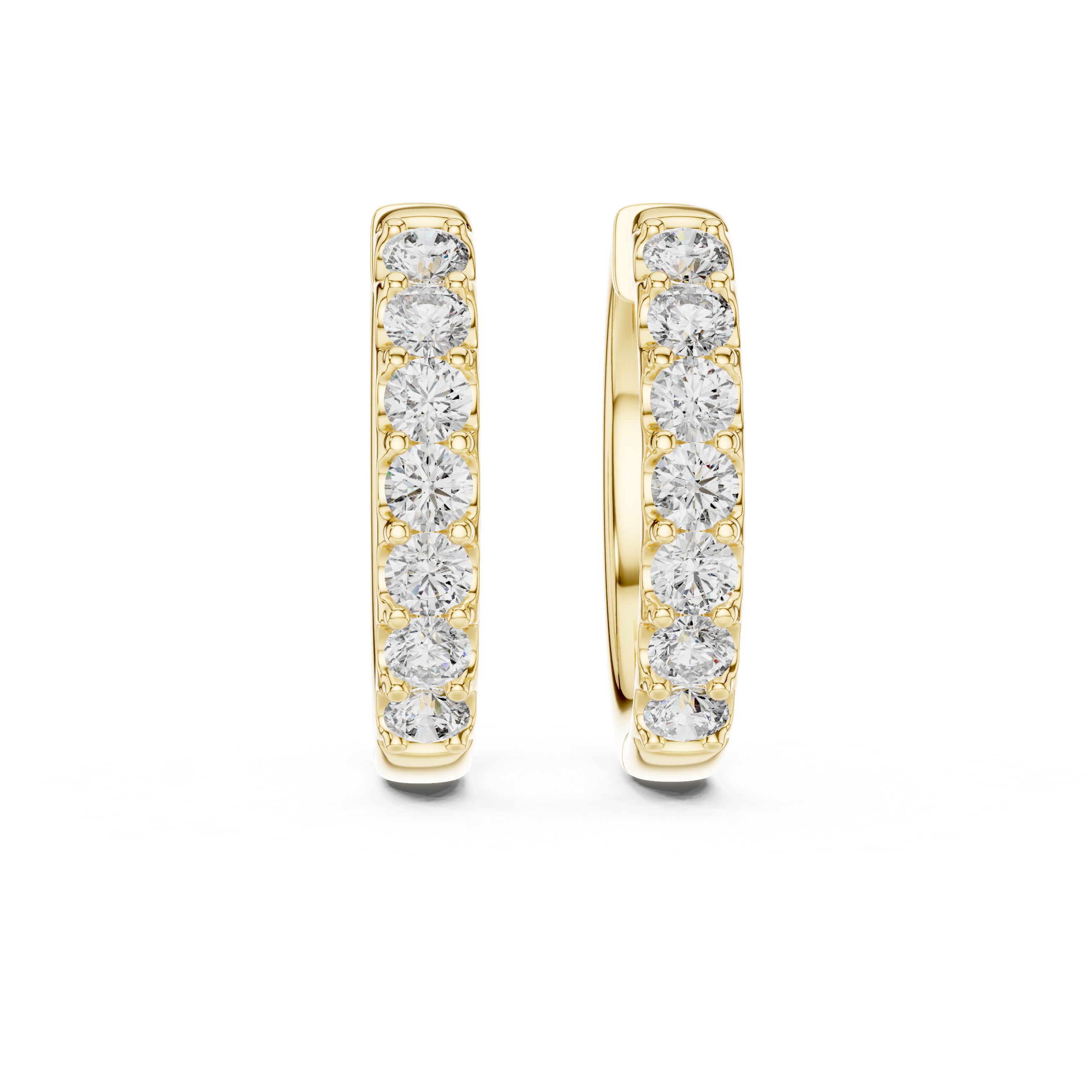 Affectionate Heart Lab Grown Diamond Earrings